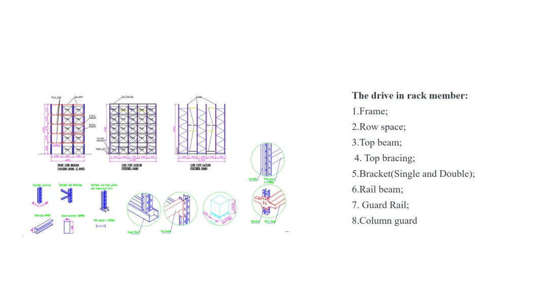 Drive in Shuttle Racking with Heay Duty