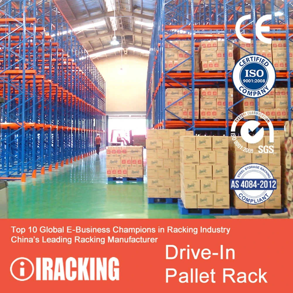 Drive in Warehouse Rack for Storage System Manufacturing Industry