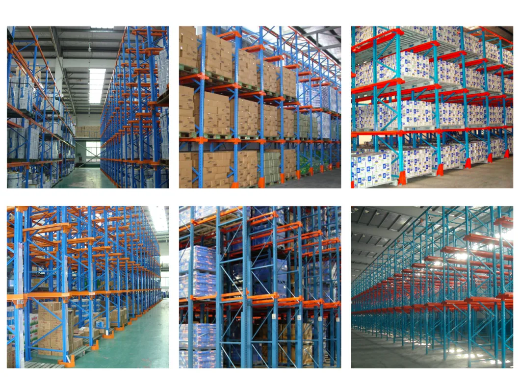 Storage Rack Drive in Racking/ Drive Through Racking G+3 Layers 800-1000kg Loading Capacity