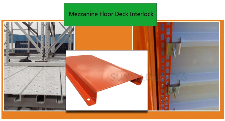 500kg/M2 Heavy Duty Racking Supported Mezzanine with Multiple Tiers Floor