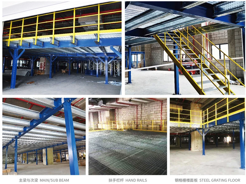 2 Levels Warehouse Storage Steel Mezzanine Floor