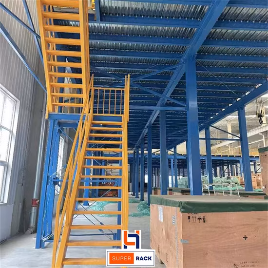 Q235B Customized Rack Supported Floor Warehouse Mezzanine